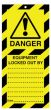 Lockout Safety Tags Pk 10 160x75mm Equipment Locked Out