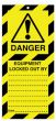 Lockout Safety Tags Pk 10 110 x 50mm Equip Locked Out By