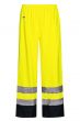 High Viz Arc Flash Yellow and Navy Waterproof Trousers 21.1cal/cm2