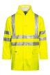 High Viz Arc Flash Yellow Waterproof Jacket 21.1cal/cm2