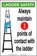 General Awareness Safety Posters - 'Ladder Safety'