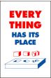 Housekeeping Posters - 'Everything Has Its Place'