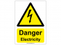 "Danger, Electricity" Safety Sign