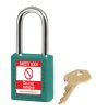 XENOY Padlock TEAL, keyed differently. 