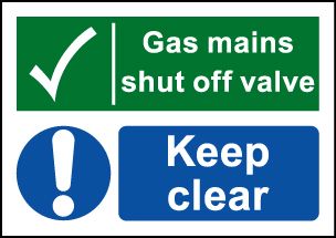  Size A7 Gas Mains Shut off Valve 