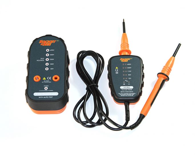 Socket and See VIP PRO Voltage Tester and SP200 Proving Unit
