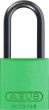 ABUS 72 series aluminium safety padlock GREEN