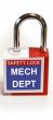 'Mech Dept' - Lockout Padlock Fold-Over Tag