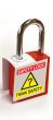 'Think Safety' - Lockout Padlock Fold-Over Tag