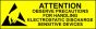 Electrostatic Labels - Attention  large