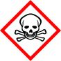 GHS ACUTE TOXICITY  sign 100mm x 100mm  