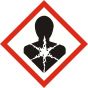 GHS HEALTH HAZARD  sign 100mm x 100mm  