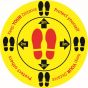 Keep your distance -protect yourselves 450mm Dia