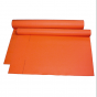 Orange shrouding to lay on body work