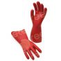 Insulating Latex Gloves 360mmL x 0.5mm thick 500v Class 00 RED