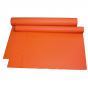 Orange shrouding to lay on body work