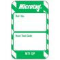  Microtag Inserts - Green - Pack of 20 
