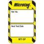  Scafftag Microtag for harnesses - Yellow insert 