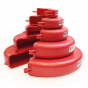 Valve Cover to fit handwheel 70mm to 130mm-RED