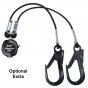 Singing Rock Twin Lanyard with Staff Hooks (85cm) Optional extra