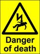 Danger of Death Vinyl (150mm x 225mm)