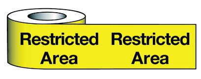  Barrier Warning Tape 150mmx100m Restricted Area 