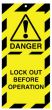 Lockout Safety Tags Pk10 110x50mm Danger Lock Out Before