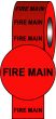  Pipeline Info Tape - 150mmx33m - Fire Main 