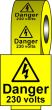 Safety Labels - 230 Volts