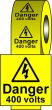 Safety Labels - 400 Volts