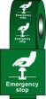 Safety Labels - Green Emergency Stop