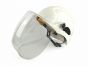 EvoGuard C2 Visor + EVO2 vented Safety Helmet Combined - White