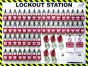 50 Lock Lockout Station With Contents