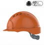 EvoGuard C2 Visor + EVO2 vented Safety Helmet Combined-Orange