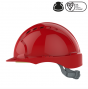 EvoGuard C2 Visor + EVO2 vented Safety Helmet Combined-Red