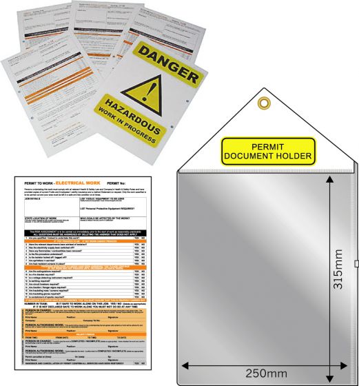  Permit to Work Forms. Pk 10. A4. Asbestos Present 