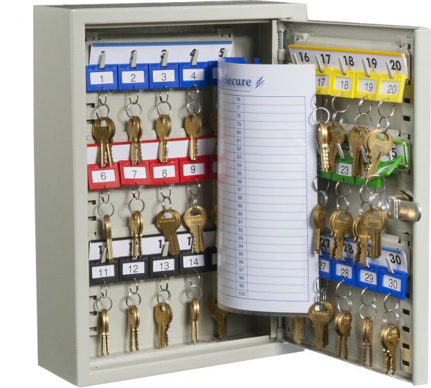 Key Cabinet holds 30 keys