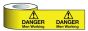  Barrier Warning Tape 150mmx100m Danger Men Working 