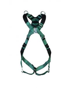 MSA V-FORM Harness, Back/Chest/Shoulder D-Ring, Bayonet Buckles - Standard - 10206046
