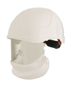 22cal arc rated visor integrated into helmet