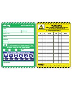 Entrytag� Standard Confined Space Inspection Insert