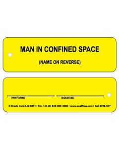 Entrytag Man in Confined Space Inserts (Single insert)
