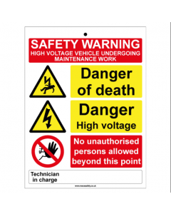 Car window warning safety sign with window sucker