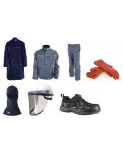 EV PPE Protection Kit inc Jacket Trousers Gloves & Visor