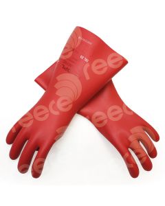 Insulating Latex Gloves 360mmL x 0.5mm thick 500v Class 00 RED
