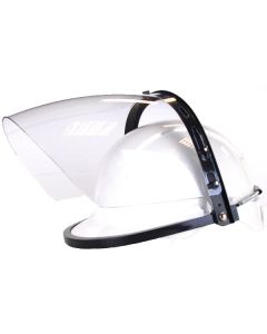 Hard hat mounted electrician's faceshield