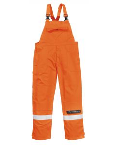 Arc Flash High Vis Orange Bib and brace 13.6cal/cm2