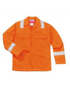 Arc Rated Hi-Vis Orange Jacket 13.6cal/cm2