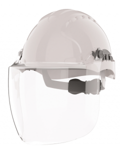 EvoGuard C2 Visor + EVO2 Vented Safety Helmet Combined