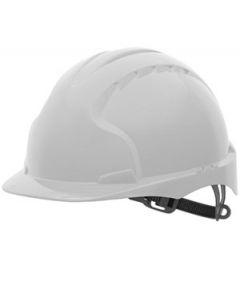Industrial Safety Helmet - with slip rachet - White